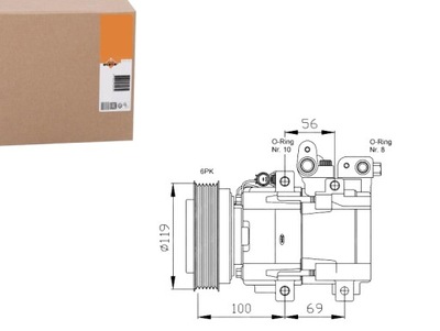 NRF COMPRESOR DE ACONDICIONADOR HYUNDAI TUCSON CRDI 09-  