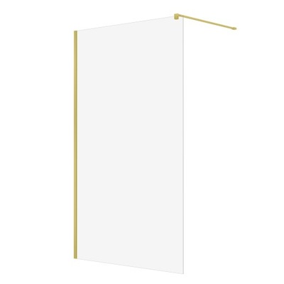 Ścianka walk-in złota 80cm Velio Satin Gold