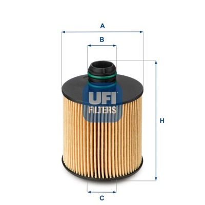 FILTRO ACEITES UFI 25.083.00  