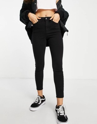 TOPSHOP PETITE JEANSY DAMSKIE CZARNE 32/32 1XEH