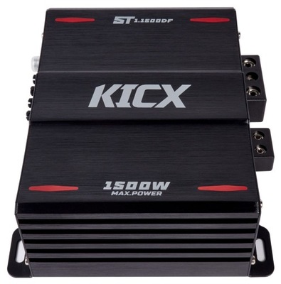 KICX ST-1.1500DF - REFORZADOR AUTO 1 CANAL 650/1050/1500RMS CONTROL REMOTO  