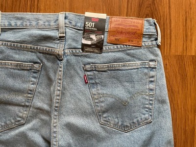 LEVIS 501 ** REWELACYJNE * W34 L32 PAS88CM