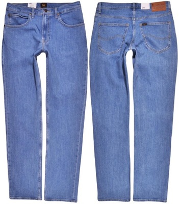 LEE spodnie jeans BROOKLYN STRAIGHT_ W33 L34