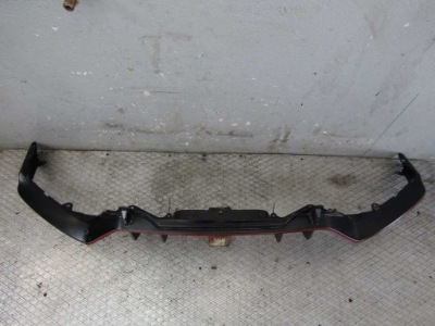 Civic x type r бампер накладка задняя задний задний нижняя часть 71529-tgh фото №1