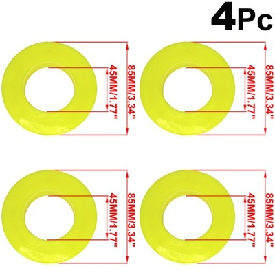 4Pcs Universal Car Trunk Rubber Bushing Dampers Front Strut Tower Mo~64875 