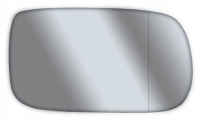 Вкладыш зеркало стекло honda civic vii 04-06 asf pr фото №1