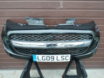 Бампер перед peugeot 107 lift хром цвет exz 2008-2012 фото №1