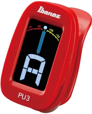 Tuner Chromatyczny Klips Ibanez PU3-RD