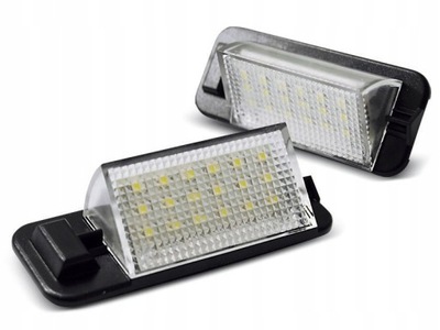 ILUMINACIÓN LUCES TABLAS REJESTRACYJNEJ DIODO LUMINOSO LED BMW E36 1990 - 2000 JUEGO  