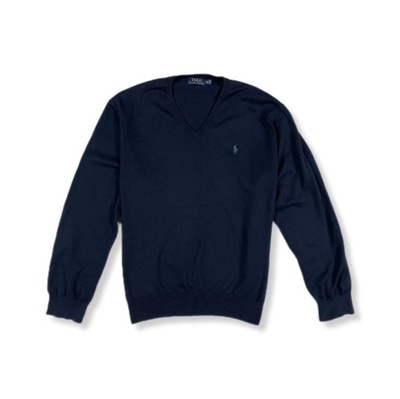 Ralph Lauren sweter granatowy prima cotton XXL
