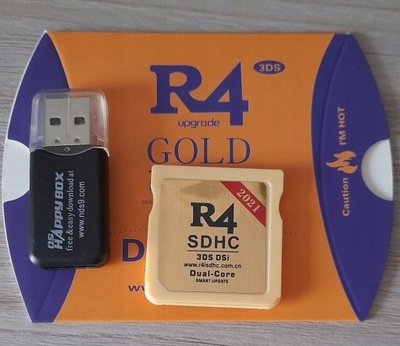 R4i GOLD New 2022 NAGRYWARKA DO 2DS DSi 3DS XL DS Game Boy Advance GBC NES