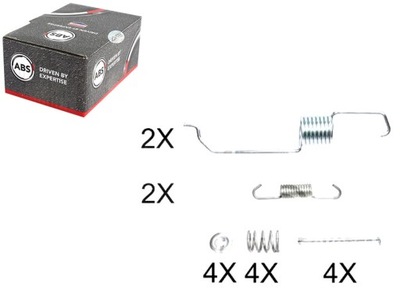 A.b.s. пружины do колодка ham. mazda mpv 99-02 a. фото №1