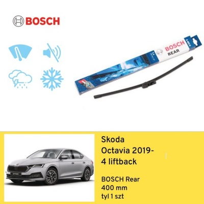 LIMPIAPARABRISAS NA PARTE TRASERA DO SKODA OCTAVIA 4 LIFTBACK (2019-) BOSCH  