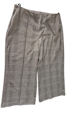 F&F spodnie szwedy w pepitke kant na gumie 46