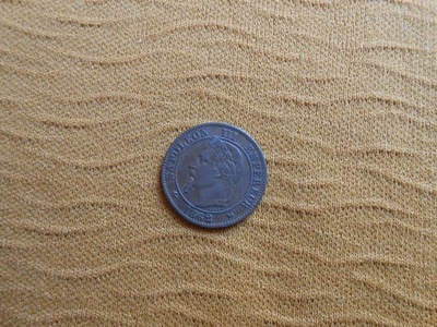 1 CENTIME 1862 R FRANCJA ORGINAL