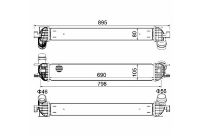 HART INTERCOOLER RADUADOR AIRE LAGUNA 07-  