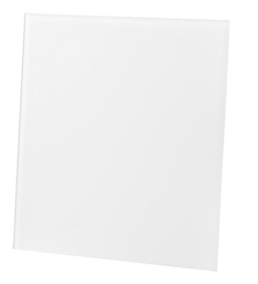 Kratka wentylacyjna kwadratowa szklany biały