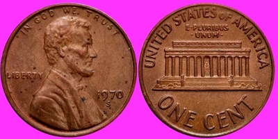 1 Cent USA 1970 S-- San Francisco U 410