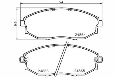 PADS BRAKE CHEVROLET FRONT EPICA 06- TEXTAR  