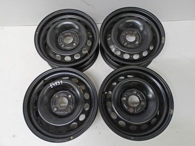 DISCOS ACERO 4X108 15 FORD FIESTA B-MAX + SENSORES (E4831)  