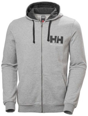 Bluza HH Logo Full Zip Hoodie Grey 34163-949 r. M
