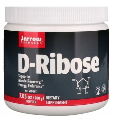 D-Ribose (D-Ryboza) 200g Jarrow Formulas