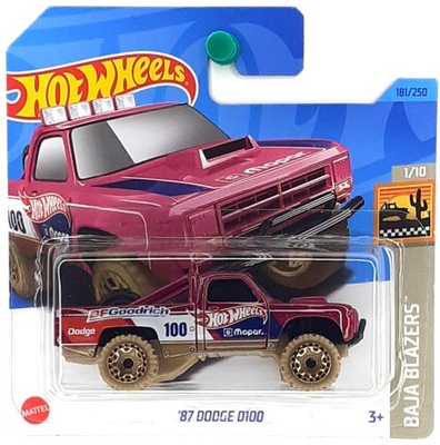 HOT WHEELS '87 DODGE D100 NOWY 2023