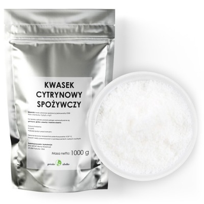 KWASEK CYTRYNOWY kwas spożywczy czysty 1kg