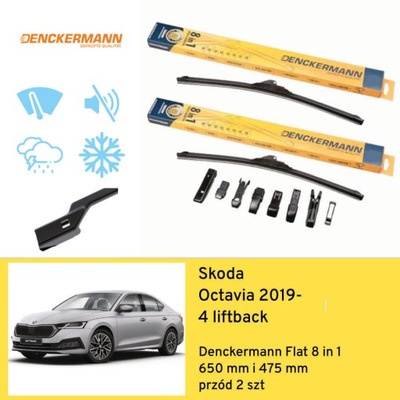 ДВІРНИКИ ПЕРЕД DO SKODA OCTAVIA 4 LIFTBACK (2019-) DENCKERMANN