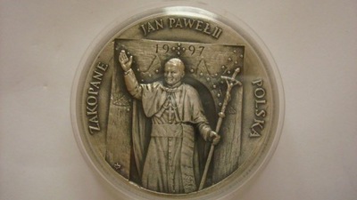 Medal JAN PAWEŁ II ZAKOPANE 1997 r. SREBRO