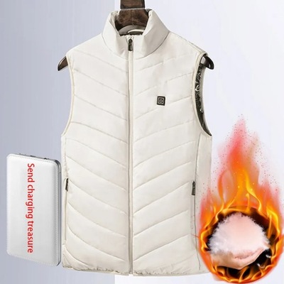 Men Women Unisex Smart Electric Heated Vest Stand 