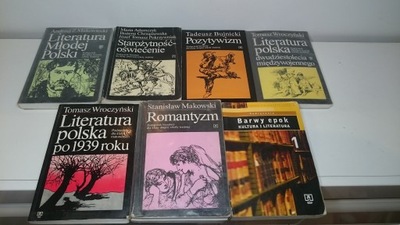 PODRECZNIKI PODRECZNIK LITERATURY LITERATURA POZYTYWIZM ROMANTYZM