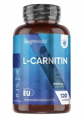 L-KARNITYNA 2000 MG 120 KAPSUŁEK SUPLEMENT DIETY