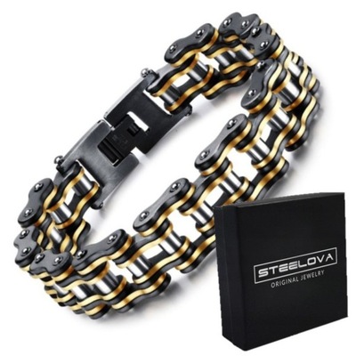 BRANSOLETA BIKE CHAIN ŁAŃCUCH MOTOCYKL MOTOR STAL