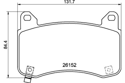 BREMBO ZAPATAS DE FRENADO TESLA MODELO 3 5YJ3 01 17- TESLA MODELO Y 5YJY  