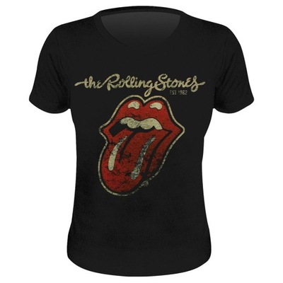 THE ROLLING STONES Plastered Tongue Unisex T-Shirt Koszulka