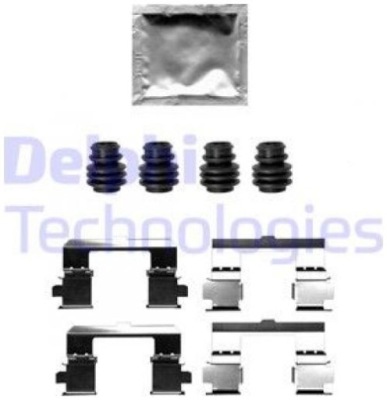 Delphi lx0697 набор аксессуары, тормозные колодки тормозные фото №1