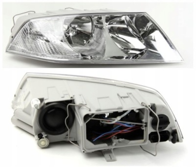 Фара лампа правый skoda octavia tour 2 06.2004-12.2012 фото №1