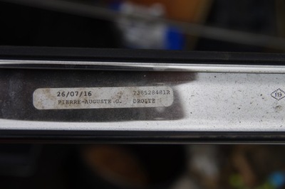 Молдинг хромована дах права renault espace v фото №1