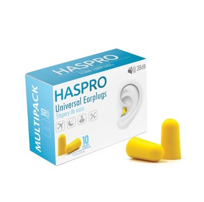 Stopery do uszu Haspro 10 par przeciwhałasowe