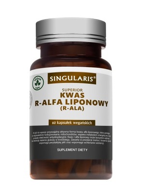 SINGULARIS Superior KWAS R-ALFA LIPONOWY (R-ALA) 60 kapsułek