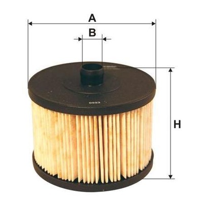ФІЛЬТР ПАЛИВА FORD FOCUS PEUGEOT 307 PE816/5 KVZ