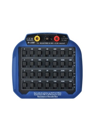 REZYSTOR DEKADOWY NASTAWNY R-100 CEM