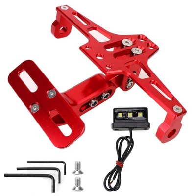 REDCNC ALUMINIO SOPORTE AL TABLICE REJESTRACYJAL MOTOCYKLA BASTIDOR SOPORTES K  