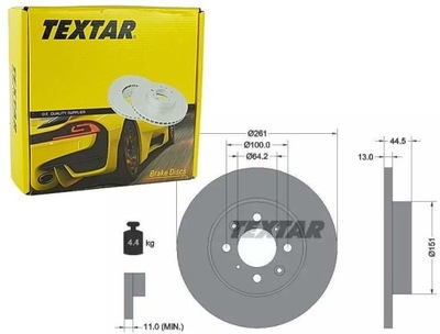 TEXTAR DISKAI STABDŽIŲ PRIEK. 92090100 