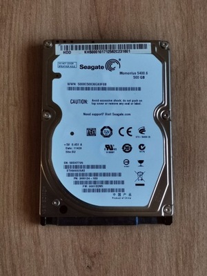 HDD 500GB SeaGate 2.5"