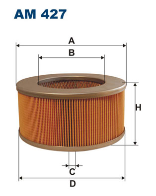 FILTRO AIRE FILTRON AM427  