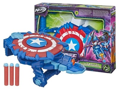 NERF MARVEL MECH STRIKE WYRZUTNIA KAPITAN AMERYKA