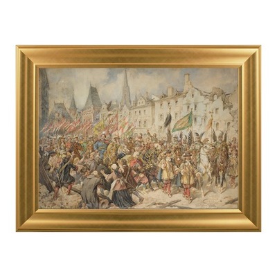 Obraz Juliusz Kossak Wjazd Jana III do Wiednia
