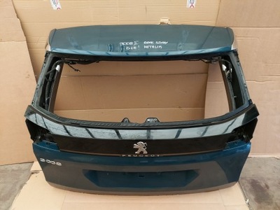 Peugeot 3008 ii кришка багажника задня ідеальний стан відсутній скло фото №1